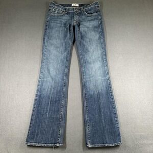 DPD Deluxe Premium Denim Jeans Womens 28 Blue Low Rise Bootcut Stretch Denim